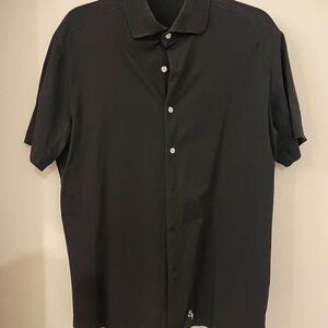 Elegant Black Men's Casual Button Down Shirt “The Roth”